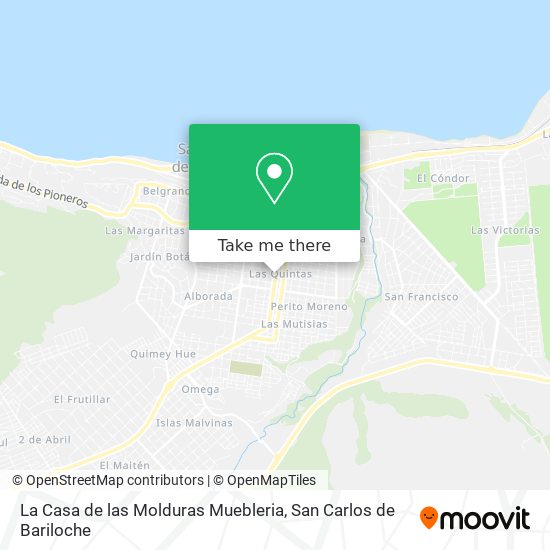 Mapa de La Casa de las Molduras Muebleria