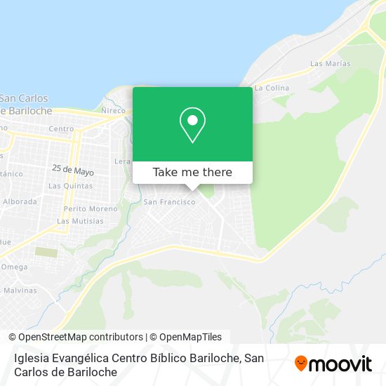 Iglesia Evangélica Centro Bíblico Bariloche map