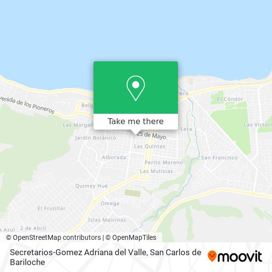 Secretarios-Gomez Adriana del Valle map