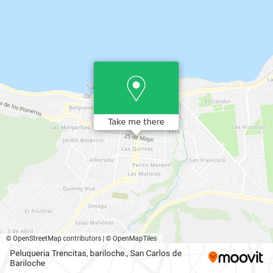 Peluqueria Trencitas, bariloche. map