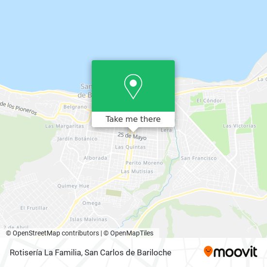 Rotisería La Familia map