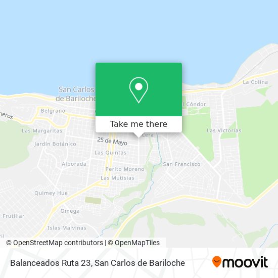 Mapa de Balanceados Ruta 23