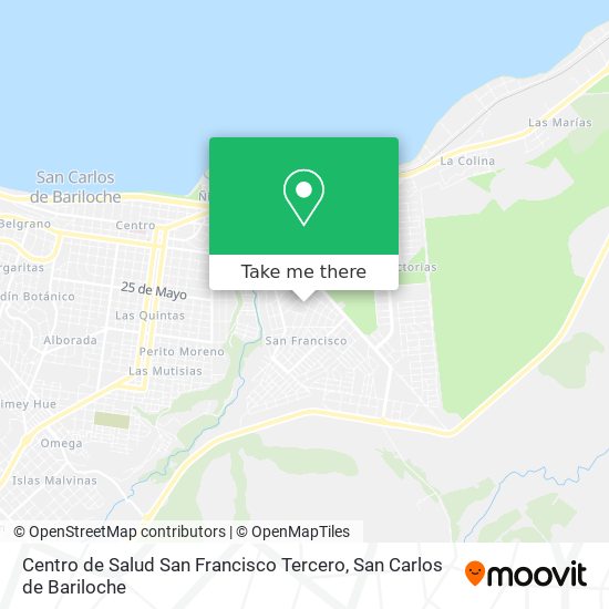 Centro de Salud San Francisco Tercero map