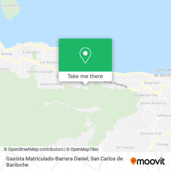 Gasista Matriculado-Barrera Daniel map