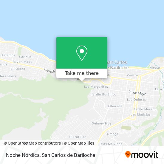 Noche Nórdica map