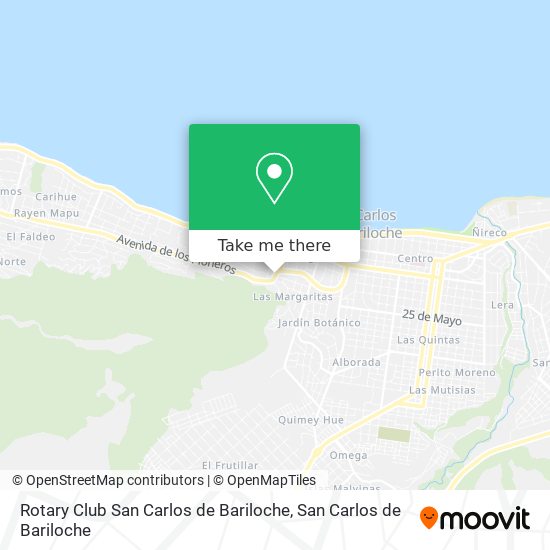 Rotary Club San Carlos de Bariloche map