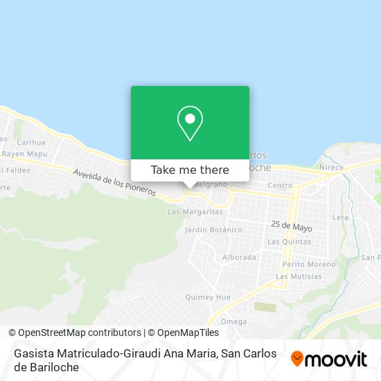 Gasista Matriculado-Giraudi Ana Maria map