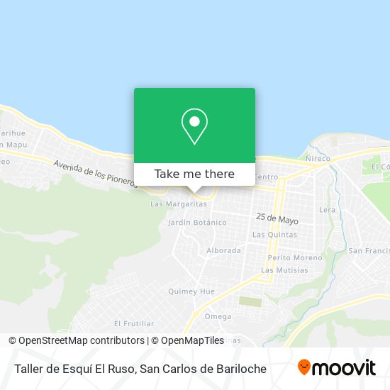 Mapa de Taller de Esquí El Ruso