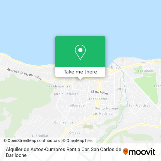 Alquiler de Autos-Cumbres Rent a Car map