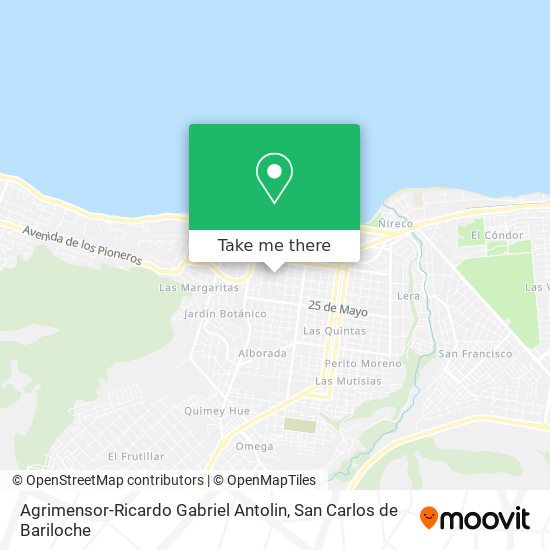 Agrimensor-Ricardo Gabriel Antolin map