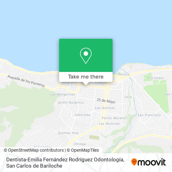 Mapa de Dentista-Emilia Fernández Rodríguez Odontología