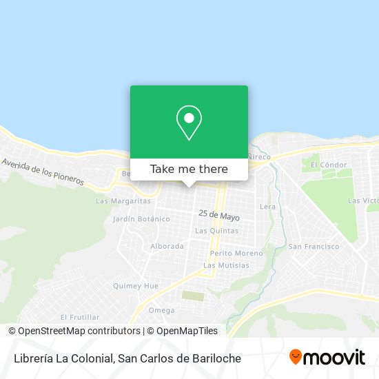 Mapa de Librería La Colonial