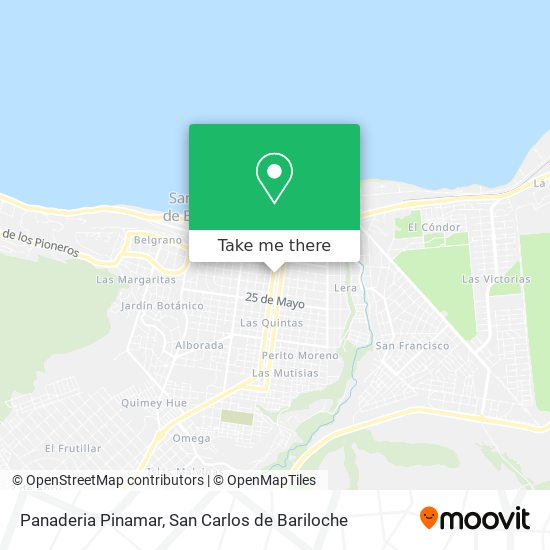 Mapa de Panaderia Pinamar