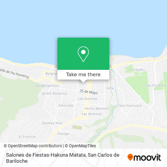 Mapa de Salones de Fiestas-Hakuna Matata