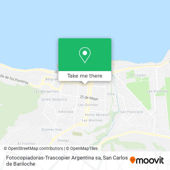 Mapa de Fotocopiadoras-Trascopier Argentina sa