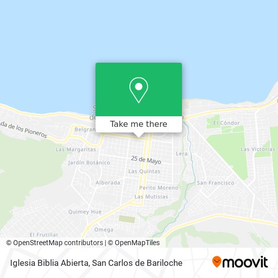 Iglesia Biblia Abierta map