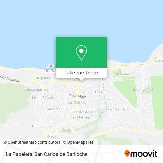La Papelera map