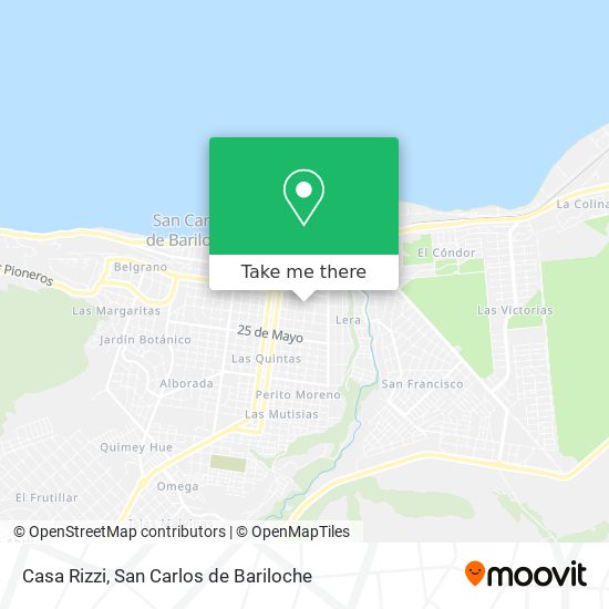 Mapa de Casa Rizzi