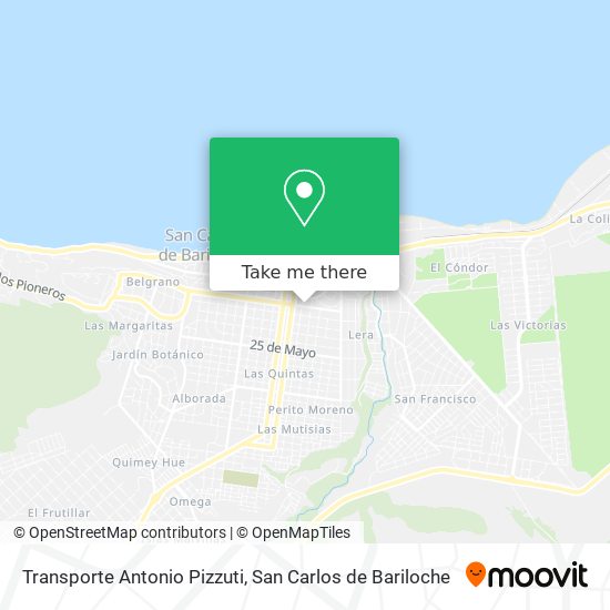 Transporte Antonio Pizzuti map