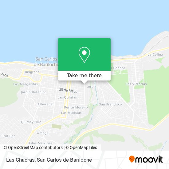 Mapa de Las Chacras