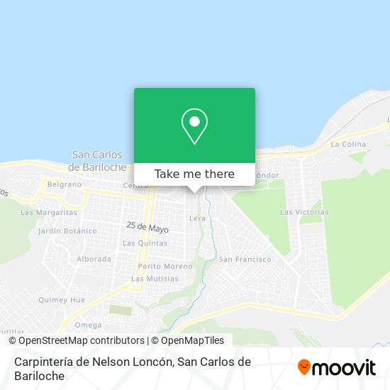 Carpintería de Nelson Loncón map