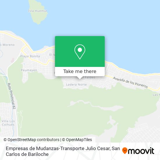 Empresas de Mudanzas-Transporte Julio Cesar map