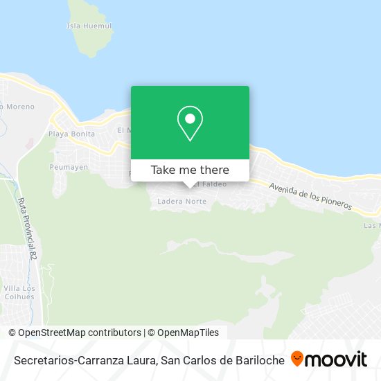 Secretarios-Carranza Laura map