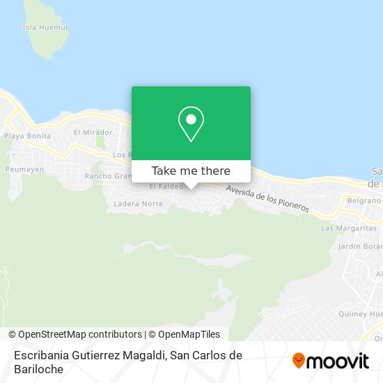 Mapa de Escribania Gutierrez Magaldi