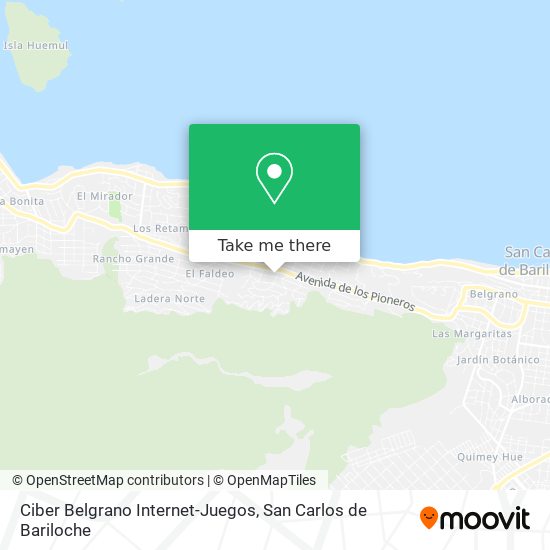 Ciber Belgrano Internet-Juegos map