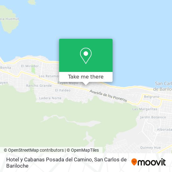 Hotel y Cabanas Posada del Camino map