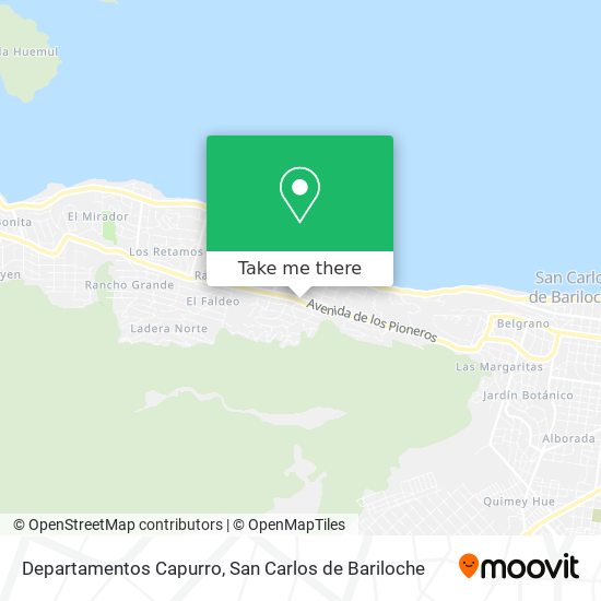 Departamentos Capurro map