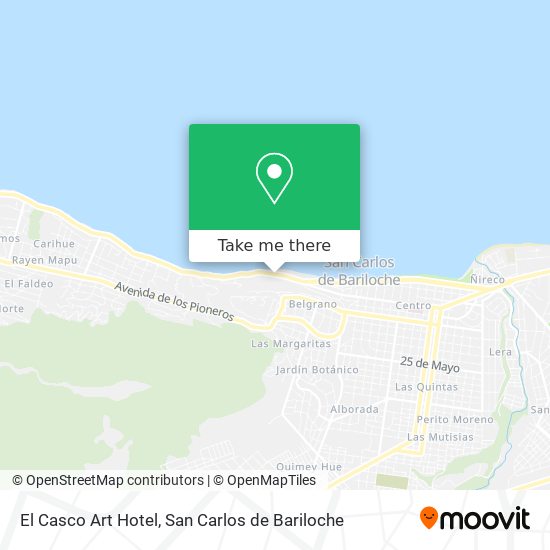 El Casco Art Hotel map