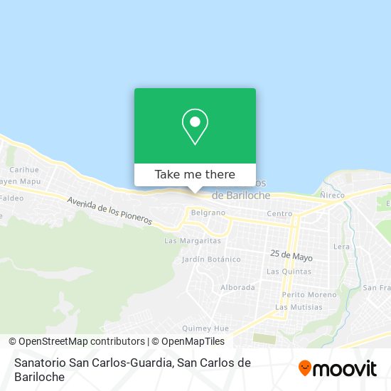 Sanatorio San Carlos-Guardia map