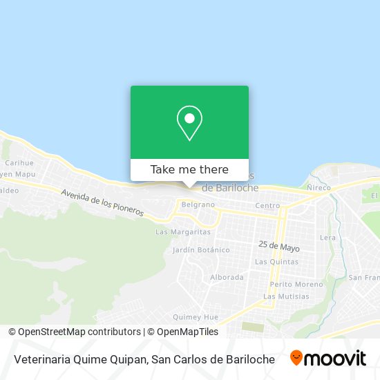 Mapa de Veterinaria Quime Quipan