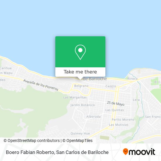 Mapa de Boero Fabian Roberto