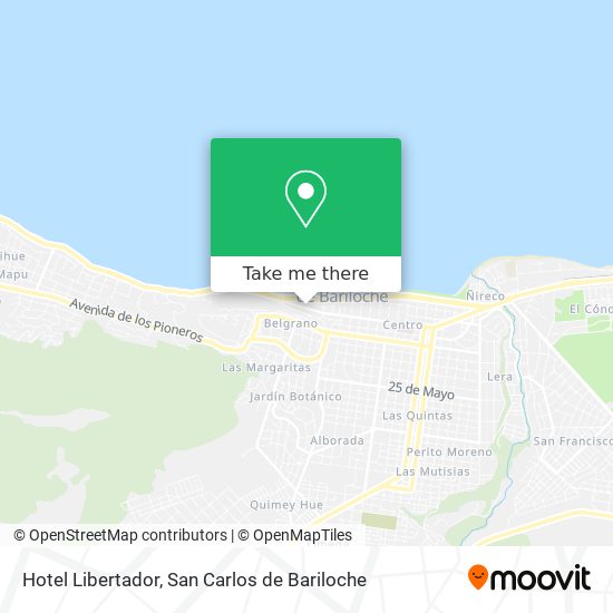Hotel Libertador map