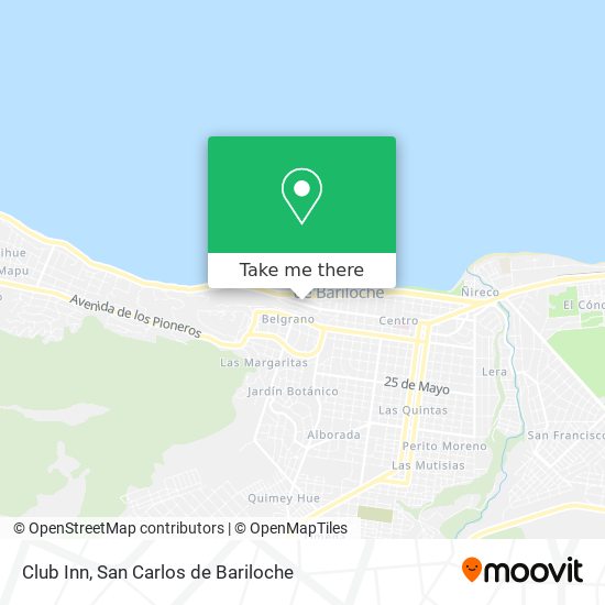 Club Inn map