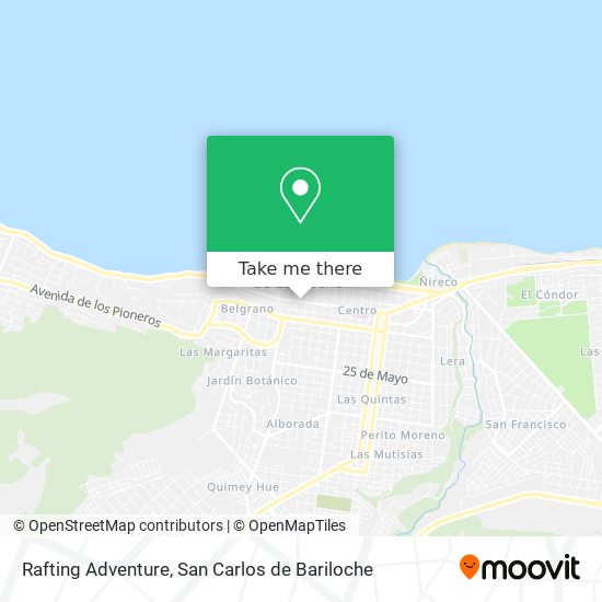 Mapa de Rafting Adventure