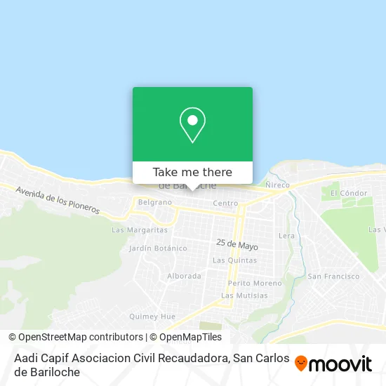 Mapa de Aadi Capif Asociacion Civil Recaudadora