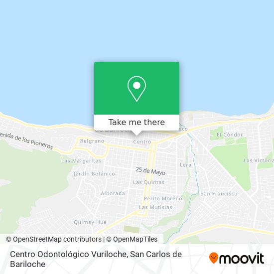 Centro Odontológico Vuriloche map