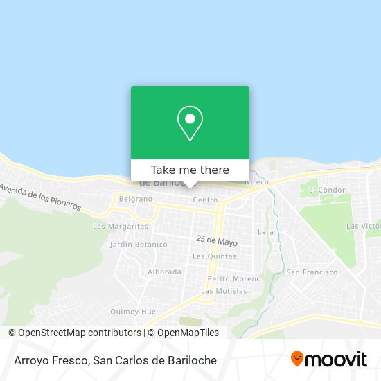 Arroyo Fresco map