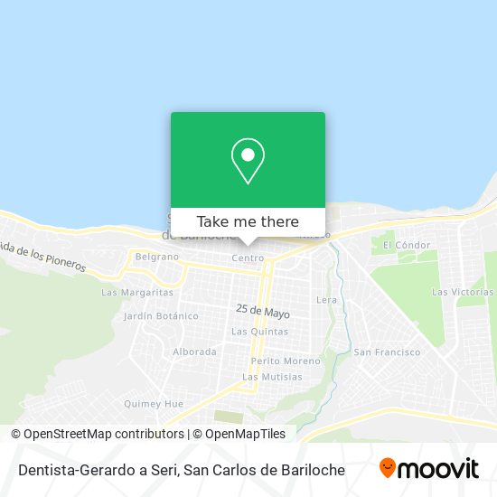 Mapa de Dentista-Gerardo a Seri