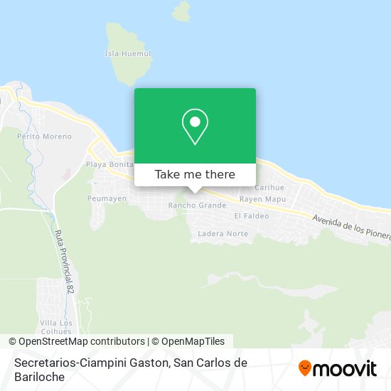 Secretarios-Ciampini Gaston map