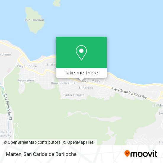 Maíten map