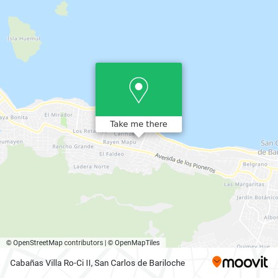 Mapa de Cabañas Villa Ro-Ci II