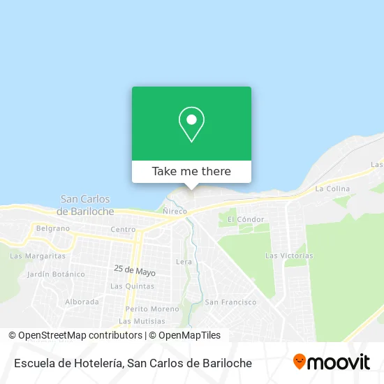 Mapa de Escuela de Hotelería