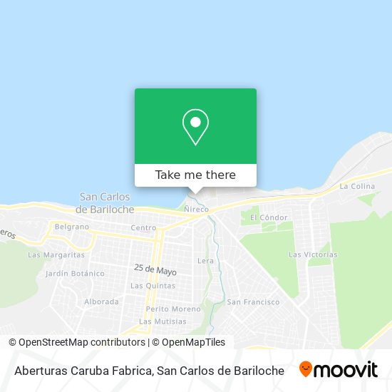 Aberturas Caruba Fabrica map