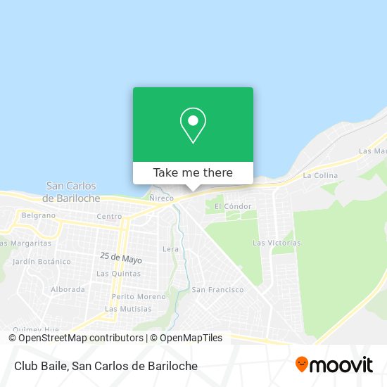 Club Baile map
