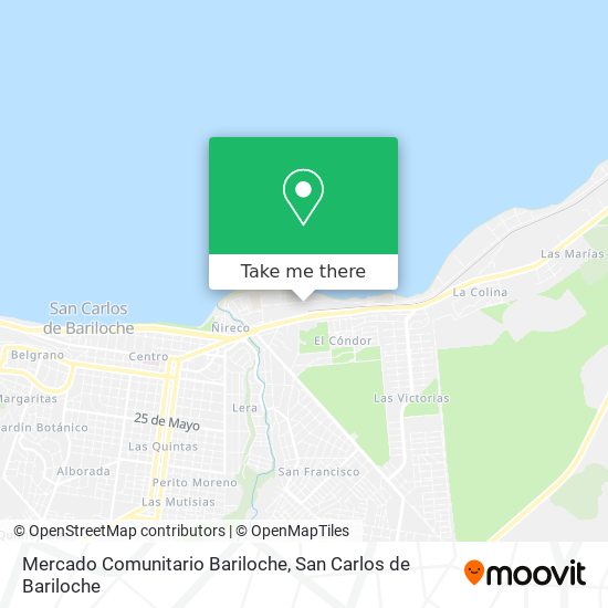 Mapa de Mercado Comunitario Bariloche