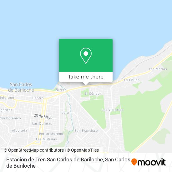 Estacion de Tren San Carlos de Bariloche map